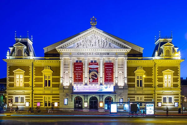 Netherlands, North Holland, Amsterdam. Het Concertgebouw concert hall on Museumplein