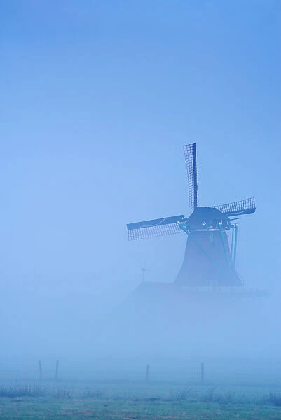 Netherlands, North Holland, Zaandam, Zaanse Schans, Windmills