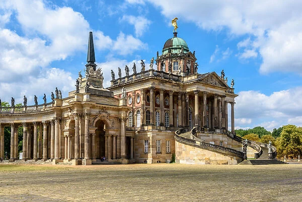 The New Palace in Sanssouci Park, in Potsdam, near Berlin, Germany, Europe
