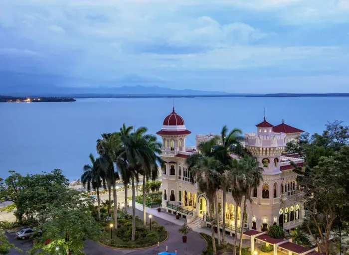 Framed Print : Palacio de Valle Print, Elevated View at Dusk Framed Print : Palacio de Valle Print, Elevated View at Dusk