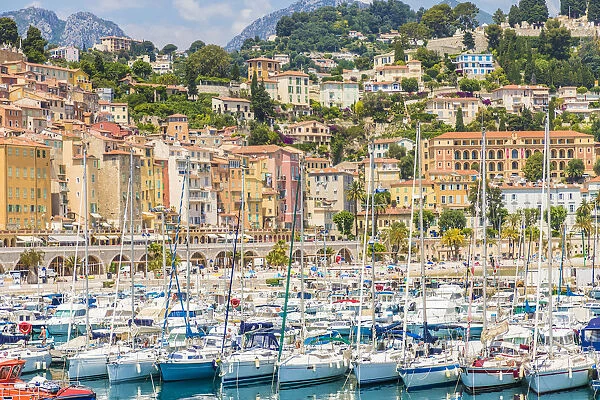 Port, Menton, Alpes-Maritimes, Provence-Alpes-Cote D Azur, French Riviera, France