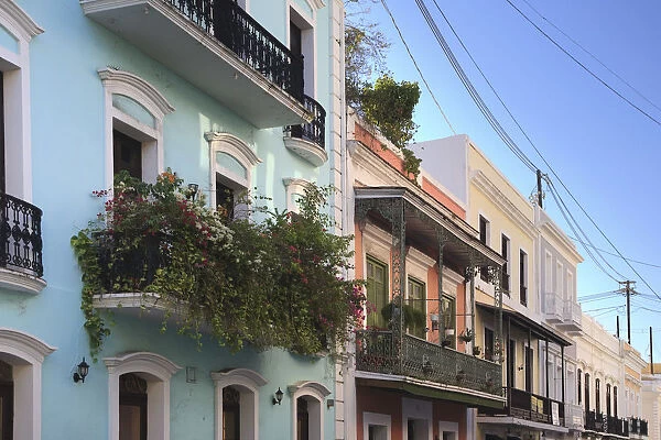 Puerto Rico, San Juan, Old Town, Colonial Architecture