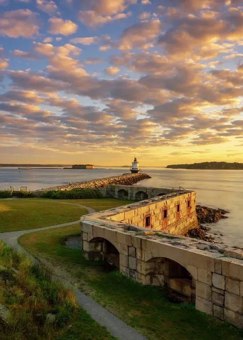 Framed Print : Clouds over Spring Point Ledge Print Framed Print : Clouds over Spring Point Ledge Print