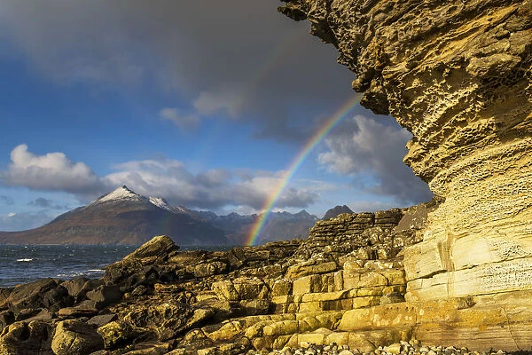Rainbow at Elgol, Isle of Skye, Highland Region, Scotland