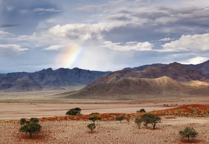 Framed Print : Rainbow Print, Namibia Framed Print : Rainbow Print, Namibia