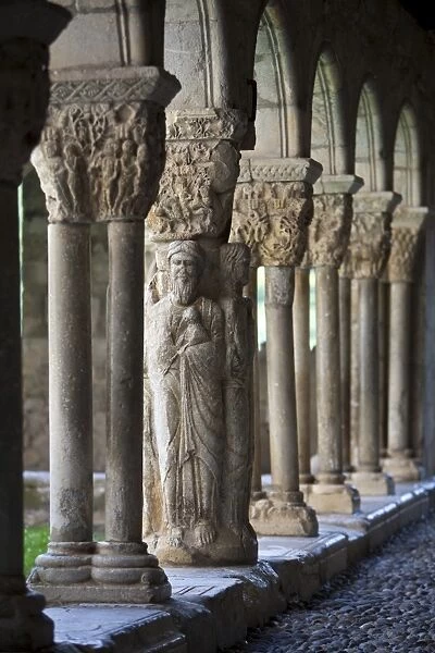 Romanesque Cloisters, St Bertrand De Comminges, Haute-Garonne, Midi-Pyrenees, France