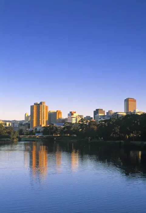 Framed Print : Adelaide Skyline Print Framed Print : Adelaide Skyline Print