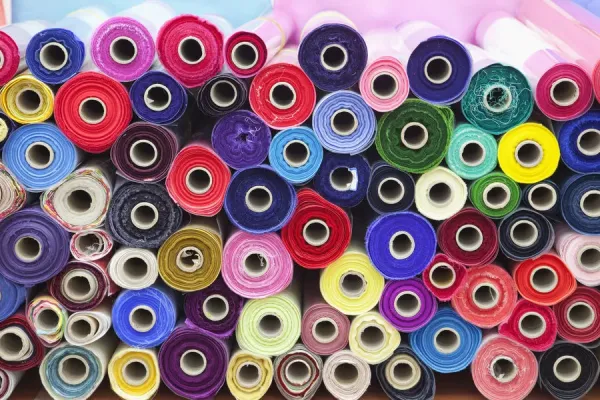 South Korea, Seoul, Dongdaemun Market Fabric Art Prints