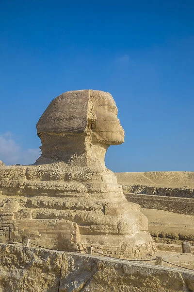 Sphinx, Pyramids of Giza, Giza, Cairo, Egypt
