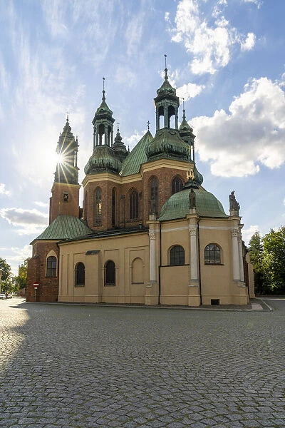 The St. Peter and Paul cathedral on Cathedral Island or Ostrow Tumski, Poznan, Poland