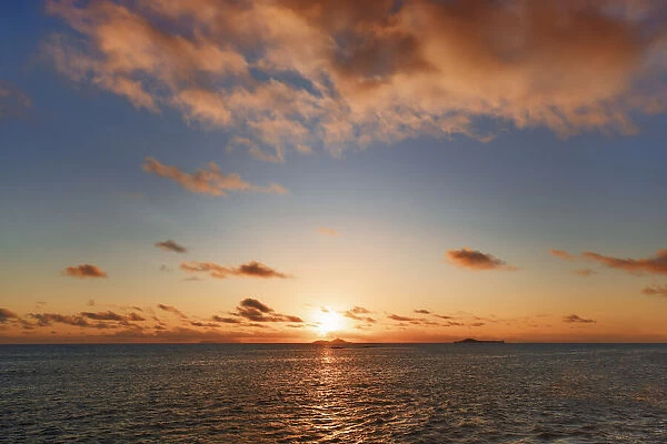 Sunset impression - Seychelles, Praslin, Anse Bateau - Indian Ocean
