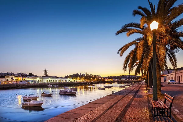 Sunset, Rio Gilao, Tavira, Algarve, Portugal
