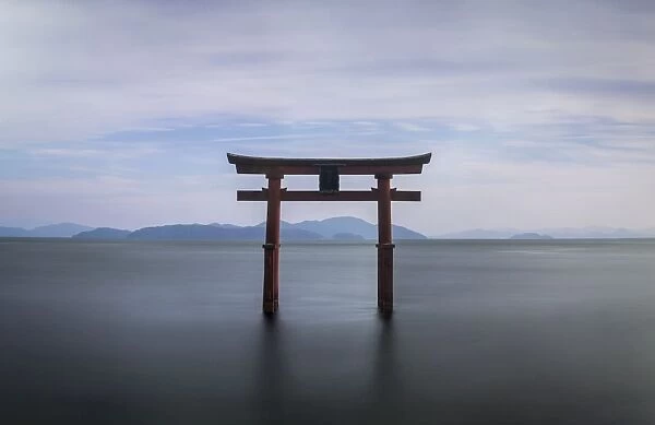 Torii Gate, Lake Biwa, Takashima, Shiga, Japan