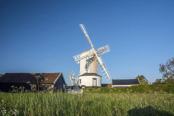 UK, England, Suffolk, Saxtead Green, Saxtead Green Windmill