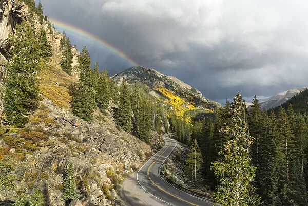 USA, Colorado, Aspen, Independence Pass in the Colorado Rockies