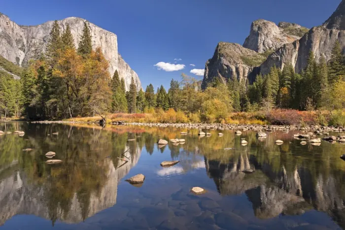 Framed Print : Autumn Valley View of El Capitan Print, Yosemite, California Framed Print : Autumn Valley View of El Capitan Print, Yosemite, California