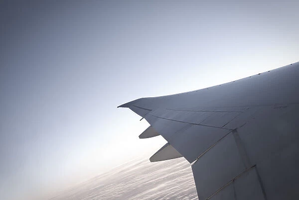 View out of the window of a Boeing 777