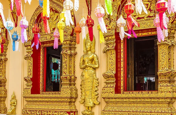 Wat Phan On temple complex, Chiang Mai, Northern Thailand, Thailand