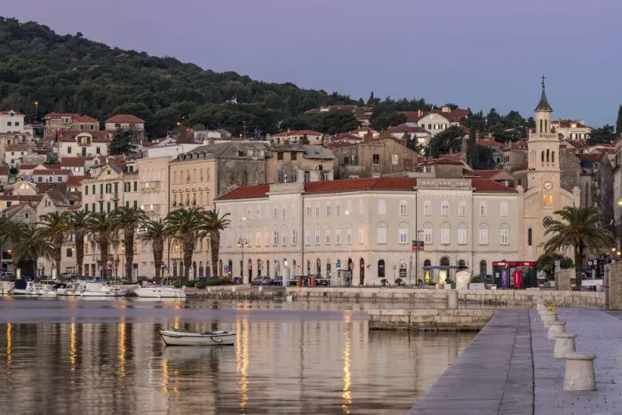 Framed Print : Waterfront Print of Split, Croatia Framed Print : Waterfront Print of Split, Croatia