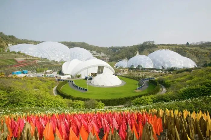 Framed Print : The Eden Project Print in Cornwall, UK Framed Print : The Eden Project Print in Cornwall, UK