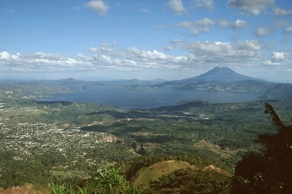 Ilopango lake and volcano, San Salvador, El Salvador