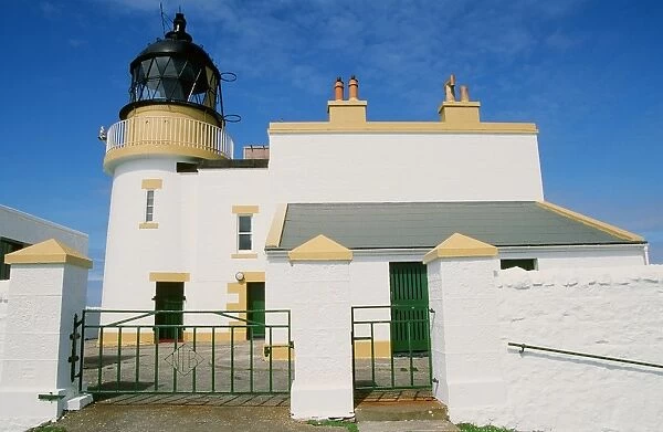 Stoer Point lighthouse in Assynt Scotland