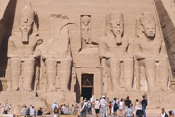 20043947. EGYPT Nile Valley Abu Simbel Sun Temple of Ramses II