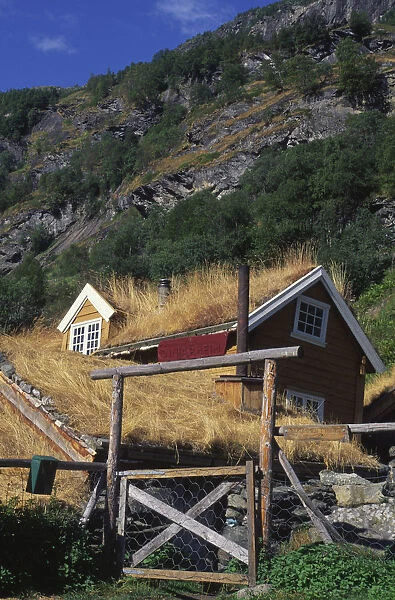 20069010. NORWAY Housing Sinjarheim traditional Norwegian cabin