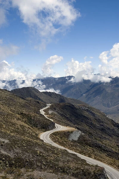 20077334. VENEZUELA Andes View from Pico El Aguila 4118m close to Merida
