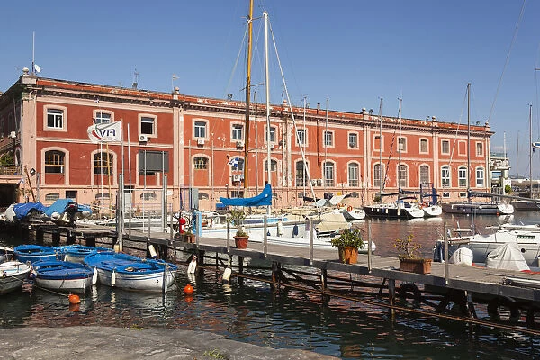 Italy, Campania, Naples, Lega Navale Italiana, Italian Naval League building