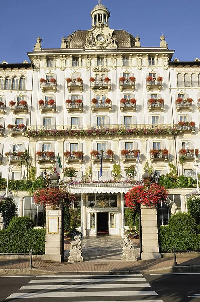 Italy, Piemonte, Lake Maggiore, Stresa, grandiose Regina Palace Hotel