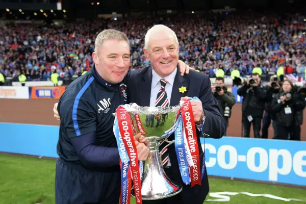 Ally McCoist and Walter Smith