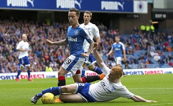 Barrie McKay vs Nathan Blockley: Clash at Ibrox Stadium - League Cup First Round