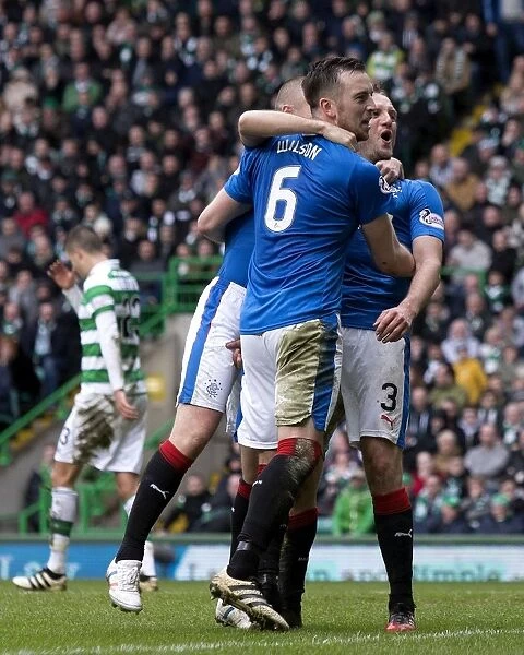 Clint Hill's Thrilling Goal Celebration with Kenny Miller and Danny Wilson (Scottish Premiership 2003)
