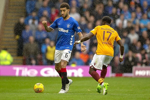 Connor Goldson in Action: Motherwell vs Rangers, Ladbrokes Premiership, Fir Park - Scottish Cup Champion