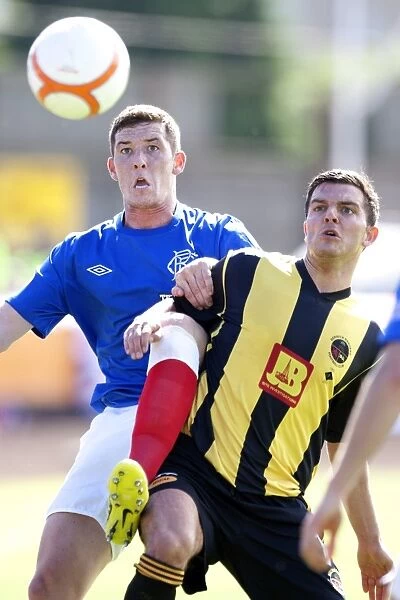 A Hard-Fought Draw: Ross Perry vs. Phil Addison at Shielfield Park - Berwick Rangers vs. Rangers in Third Division Soccer