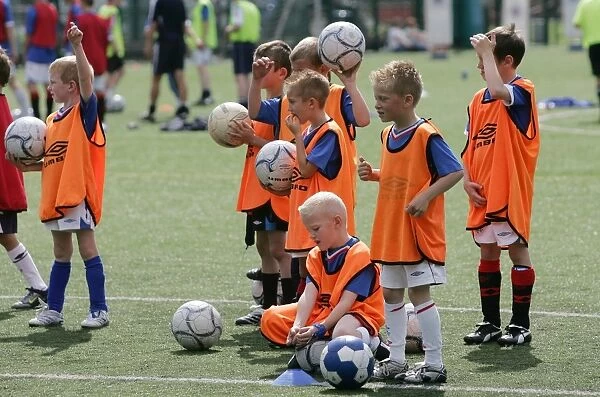 Nurturing Soccer Talent: Future Stars Training with Rangers Football Club at Stirling University