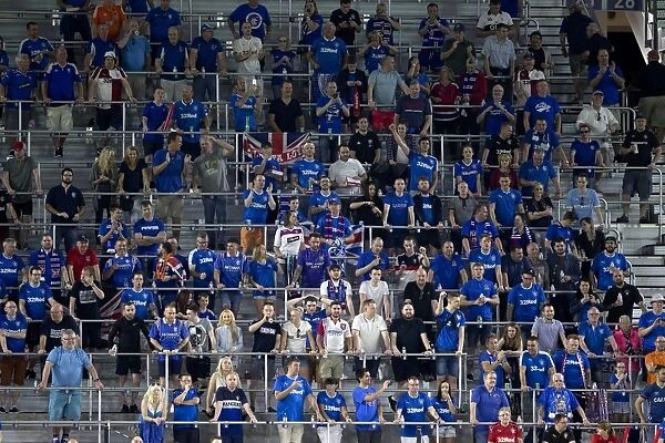 Rangers Football Club Fans Euphoria at Florida Cup: Clube Atletico Mineiro vs Rangers (Scottish Cup Winners 2003)