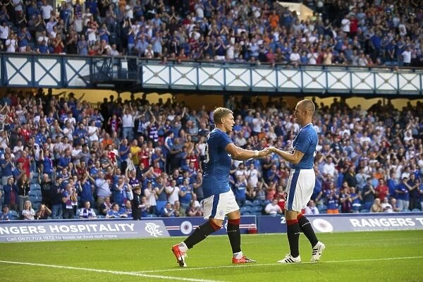 Rangers Football Club: Waghorn and Miller's Unforgettable Betfred Cup Goal Celebration at Ibrox Stadium