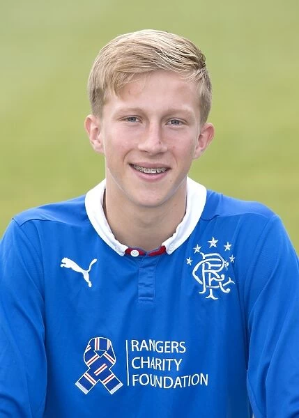 Rangers U17: 2003 Scottish Cup Champions - Ross McCrorrie Celebrating at Murray Park