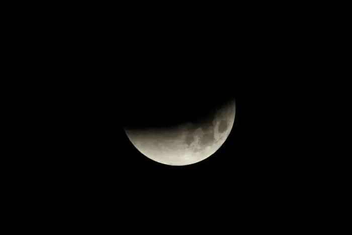 Framed Print : Lunar Eclipse Print over Oceanside Framed Print : Lunar Eclipse Print over Oceanside