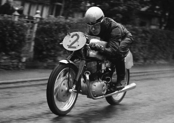 Bill Spence (NSU) 1955 Lightweight TT