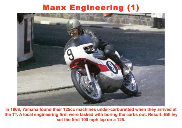Framed Print : Manx Engineering Print: 125cc Yamaha Modification Framed Print : Manx Engineering Print: 125cc Yamaha Modification
