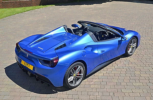 Ferrari 488 Spider, 2016, Blue