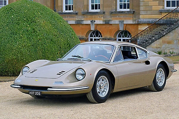 Ferrari Dino 206 GT 1968 Gold
