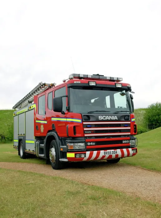 Framed Print : Fire Engine Scania Print Framed Print : Fire Engine Scania Print