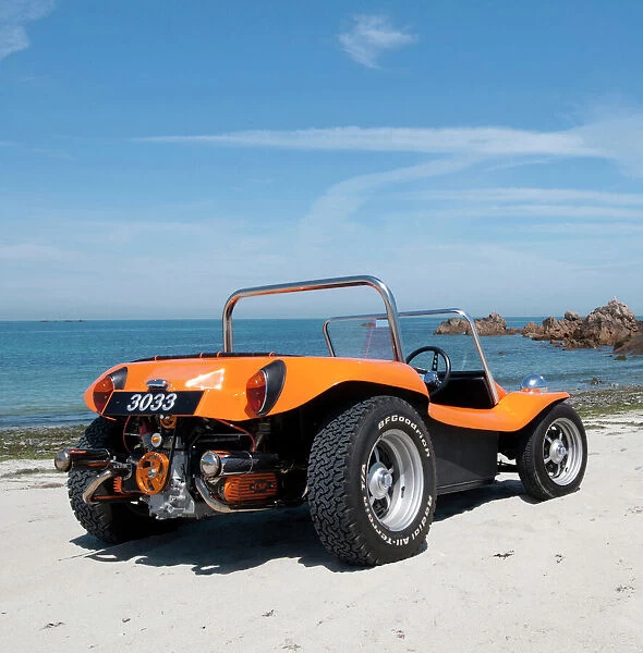 VW Classic Beetle-based Dune Buggy 1972 orange