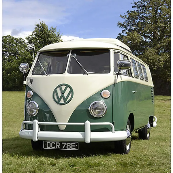 VW Volkswagen Classic Camper van 1967 Green & white