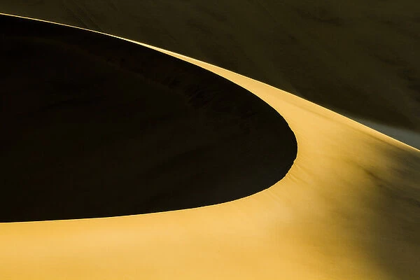 Africa, Namibia. Abstract of sand dune near Walvis Bay