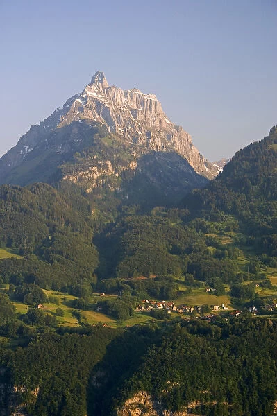 Alpine scene near Weesen, Switzerland. switzerland, swiss, europe, european